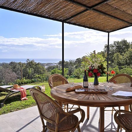 Domaine Punta Della Guardia Villa Panorama Maquis Et Mer, Plage A 1,5 Km Червйоне Екстер'єр фото