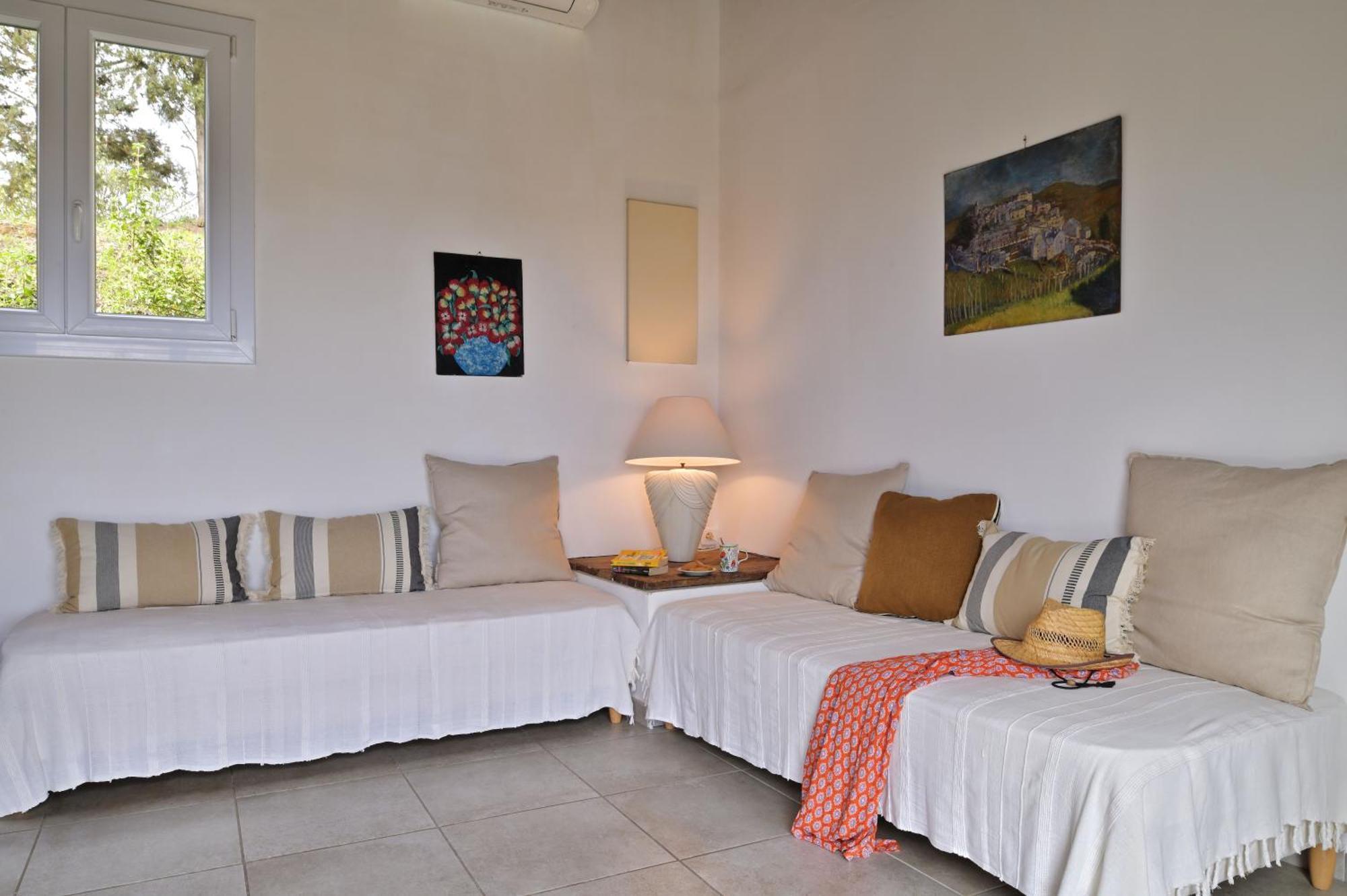 Domaine Punta Della Guardia Villa Panorama Maquis Et Mer, Plage A 1,5 Km Червйоне Екстер'єр фото